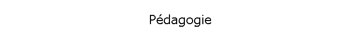Pdagogie